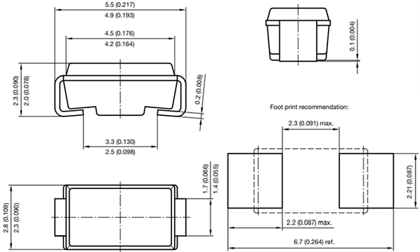 Vishay BZGx Zener Diodes